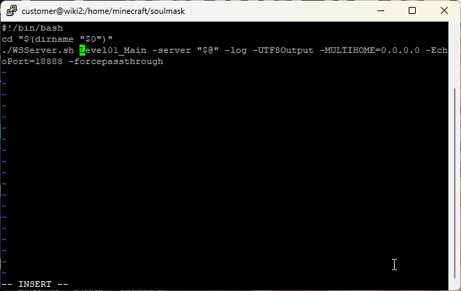 CreeperPanel Soulmask World Change SSH