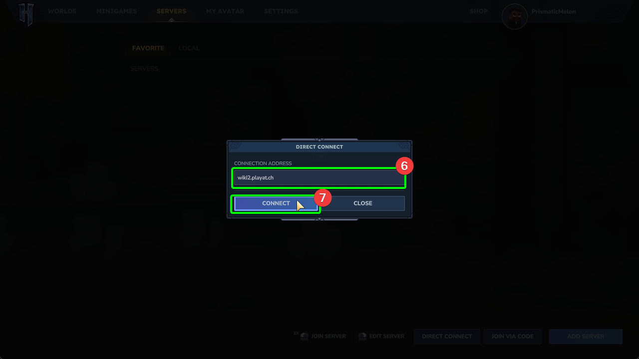 CreeperPanel Hytale Connect
