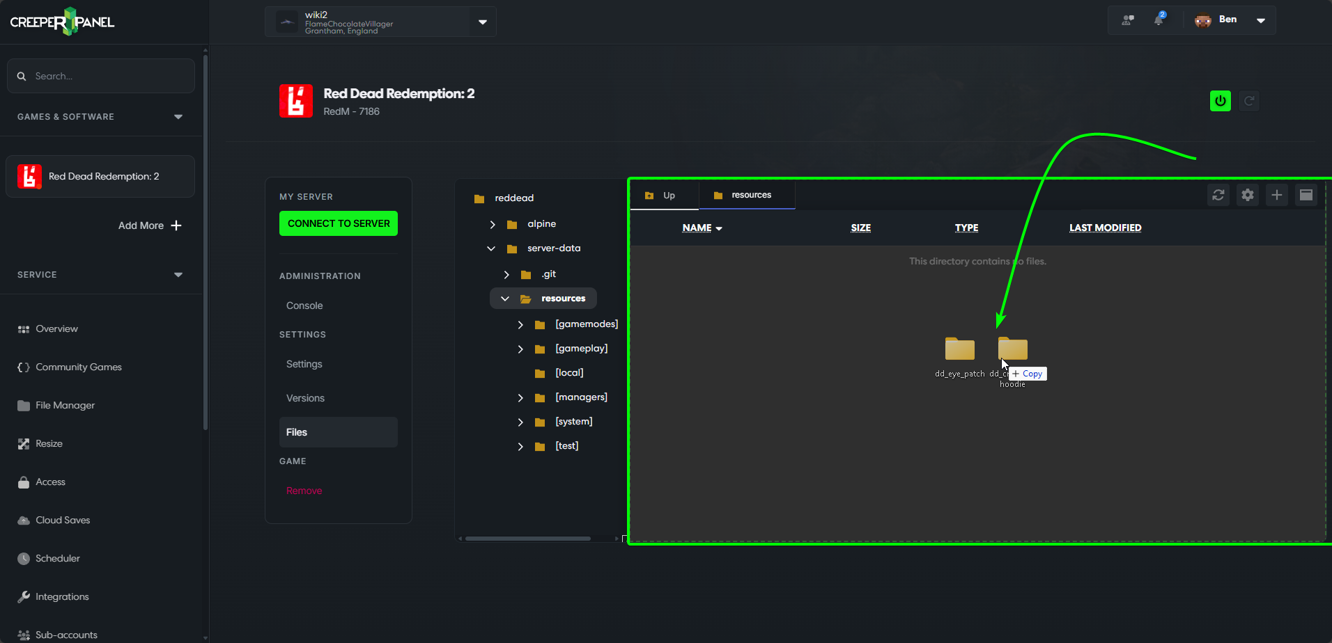 RedM Install Addons