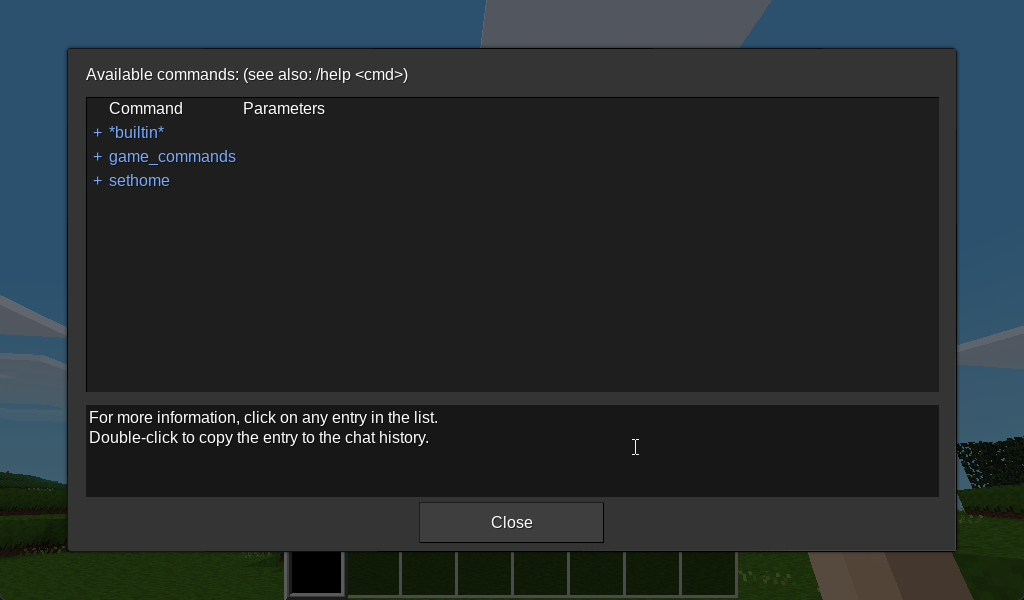 Luanti Player Ops Help Menu Built-in