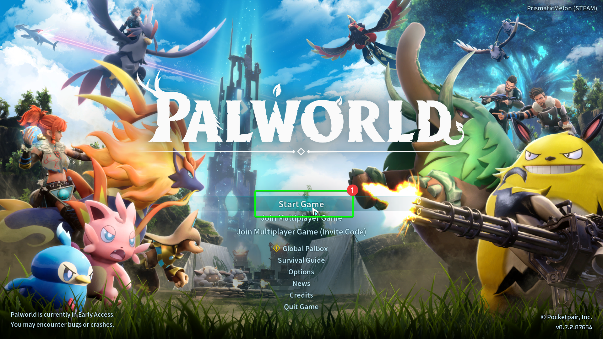 CreeperPanel Palworld RandomSpawn